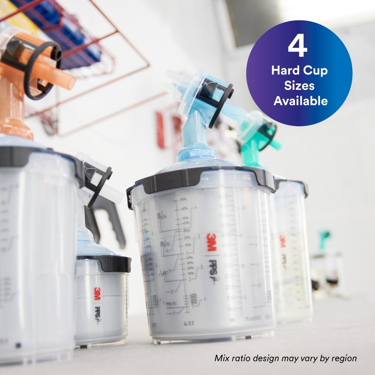PPS 2.0 Spray Gun Cups, 26023, Large, 28 Oz, PPS 2.0 Lids and Liners 2 Pack