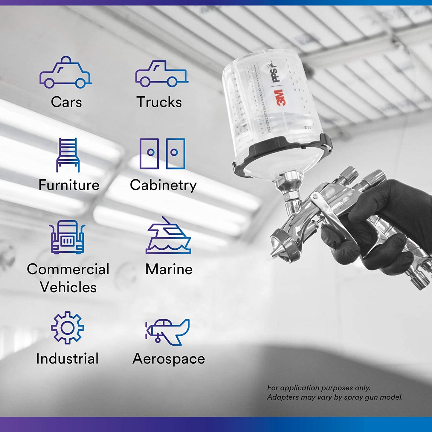 PPS 2.0 Spray Gun Adapter #S40, 26135, Trapezoidal Thread, Connects Several