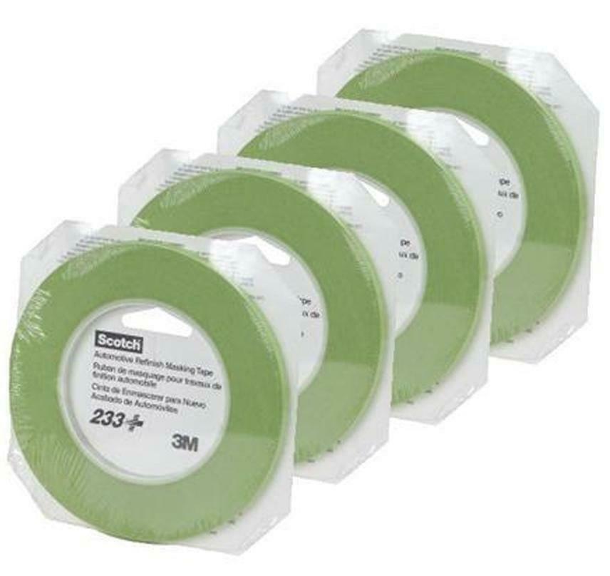 Fine Line Tape 233 Masking Scotch Automotive Refinish 6mm X 55m 4 Rolls 26344