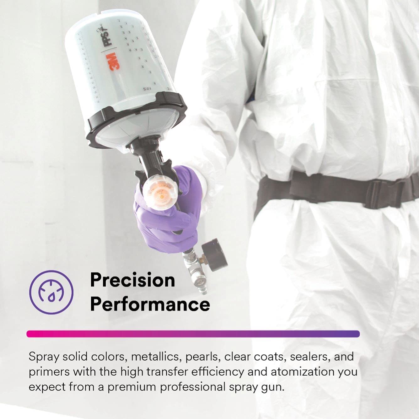 Performance Gravity HVLP Atomizing Head Refill Kit, 26714, Size 1.4, Orange