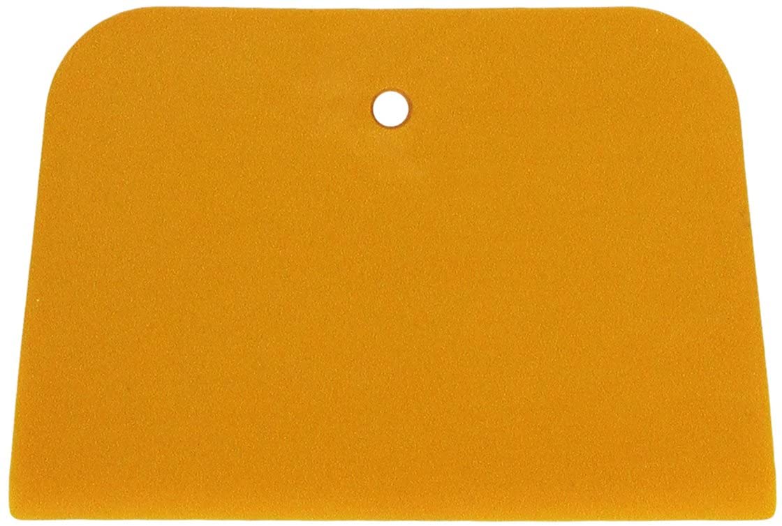 Dynatron 344 Yellow 3" x 4" Plastic Body Filler Spreader