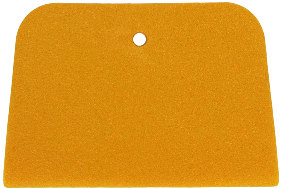 Dynatron 344 Yellow 3" x 4" Plastic Body Filler Spreader
