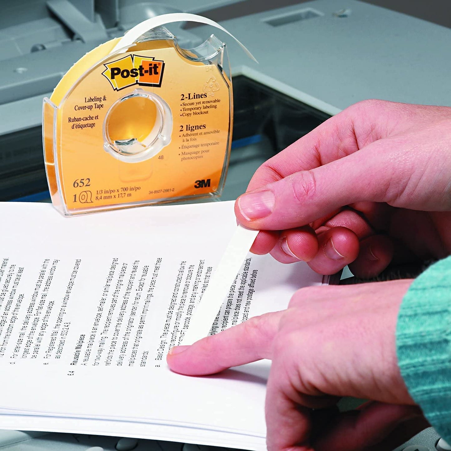 LABELING TAPE POST-IT REMOVABLE 2X 36 YDS