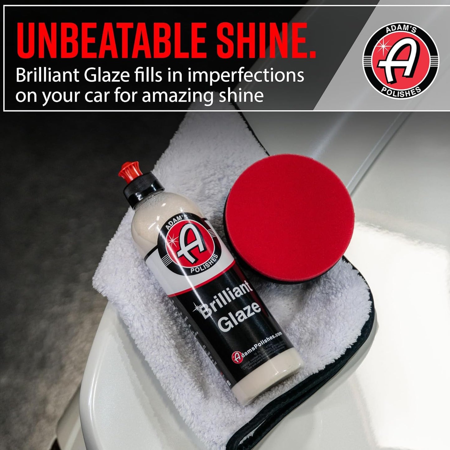 Adam's Brilliant Glaze 16oz - Amazing Depth, Gloss and Clarity