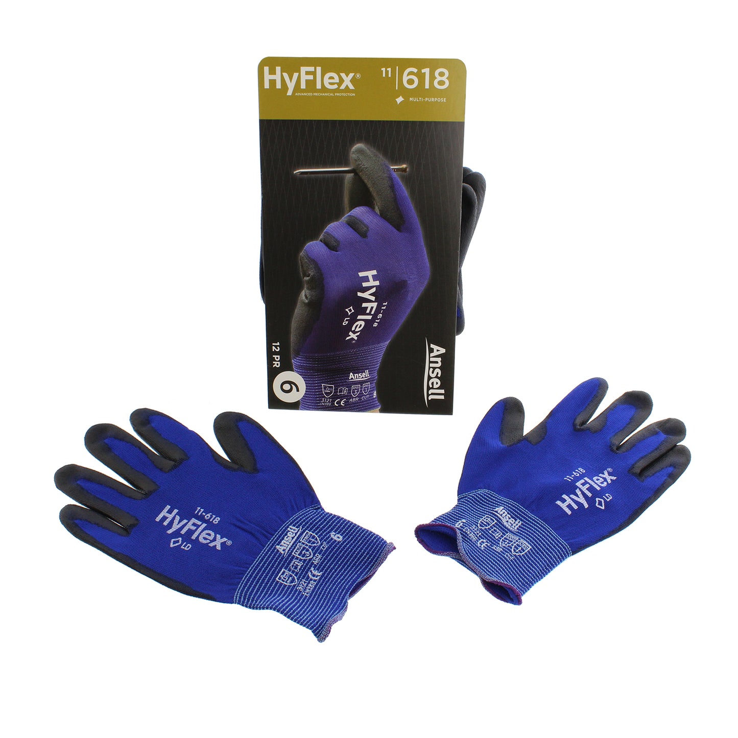Multi-Purpose Gloves, Size 6, 12 Pairs