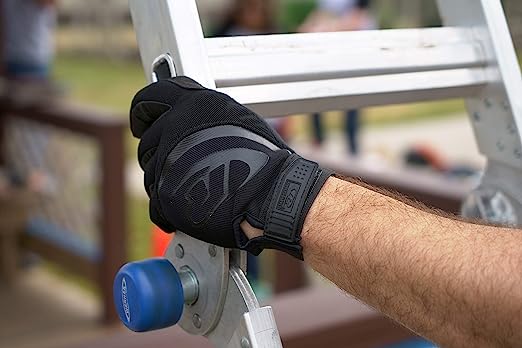 R-353 Rope Rescue Black, Palm & Finger Protection