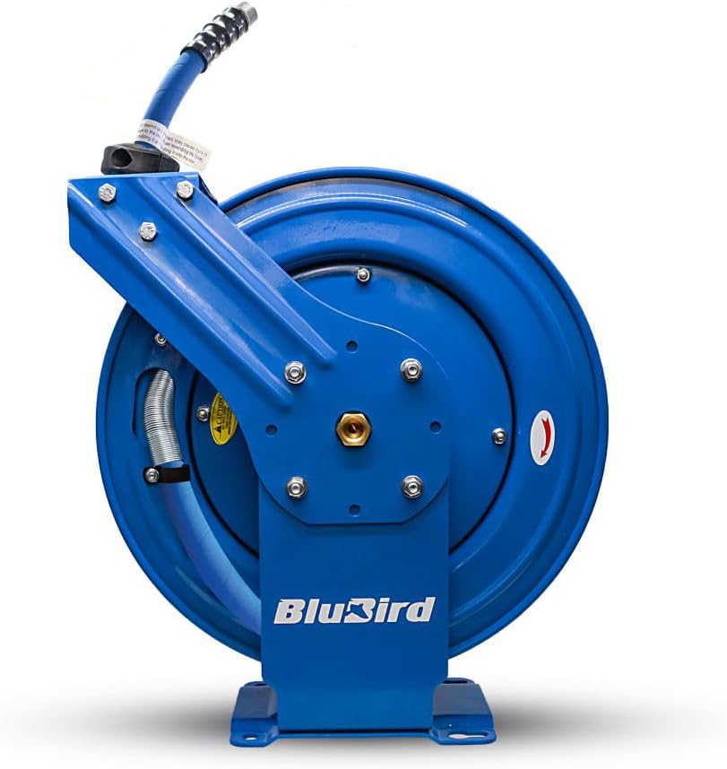 Rubber Air Hose Reel Dual Arm Assembly 3/4" x 50'