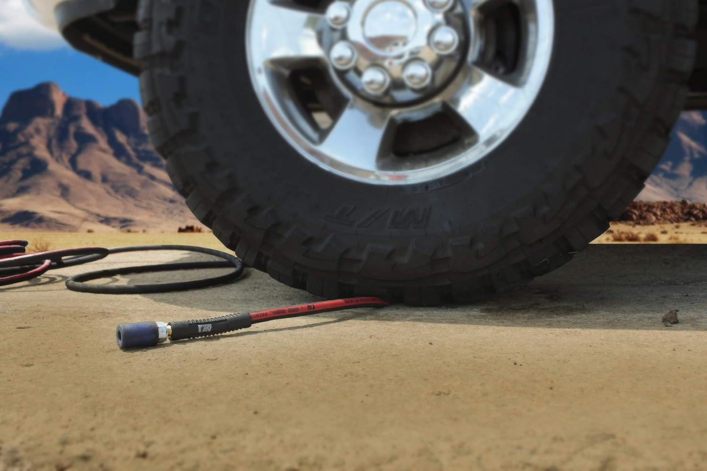 RMX Dino-Hide Rubber Air Hose - Heavy-Duty Wrapped Finish - Flexible (1/2"x50')
