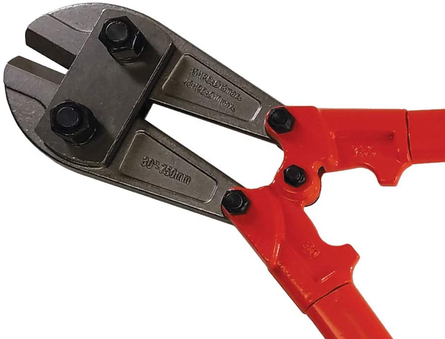 30 in High Tensile Heavy-Duty Bolt Cutters, Center Cut Jaw Type