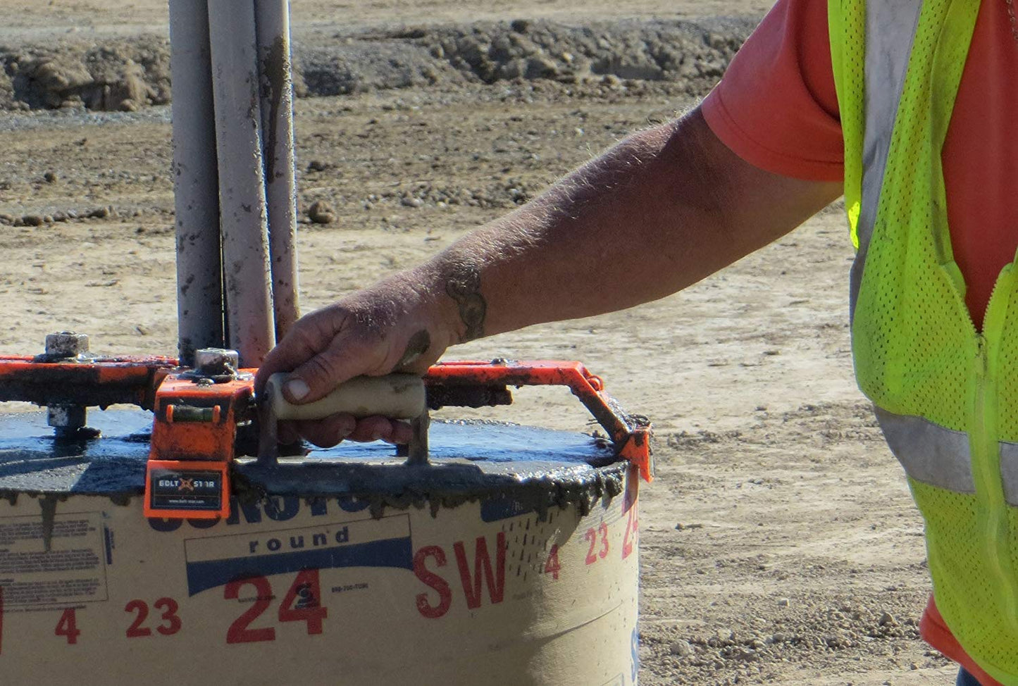 024-00403 24" Reusable Pole Base Template by BOLT STAR, LLC