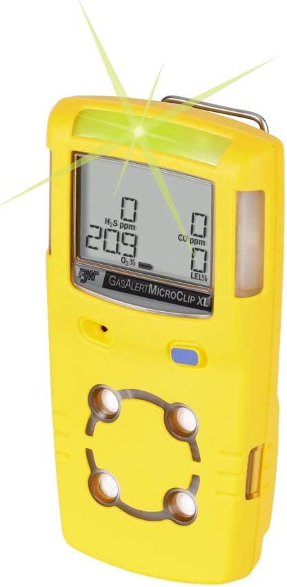MCXL-XWHM-Y-NA GasAlertMicroClip XL 4 Gas Detector