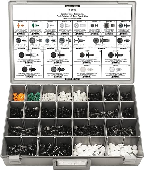 Disco Automotive 8696 Honda Replacement Push Retainer Assortment