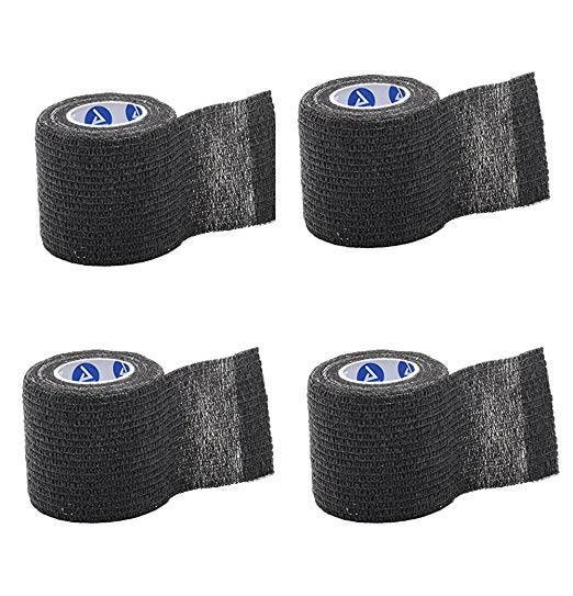 Black Sensi-Wrap for Tattoo Aftercare - Lightweight Self-Adherent Bandage