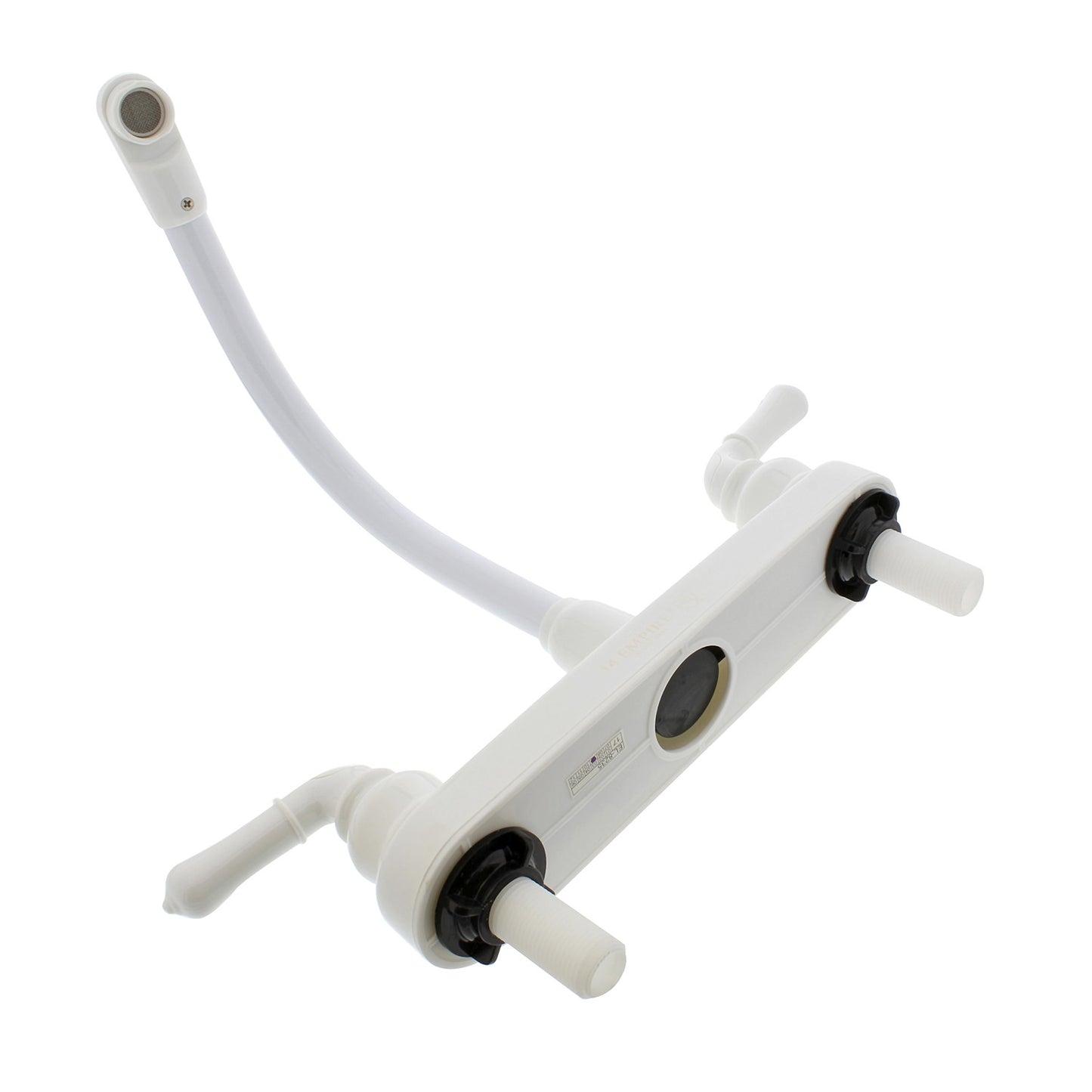 RV Kitchen Faucet Head Replacement – Hi-Rise Spout and Handles, White