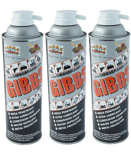 Lubricant, Penetrating Oil, Multi Purpose, Metal Protector (3 x12oz)