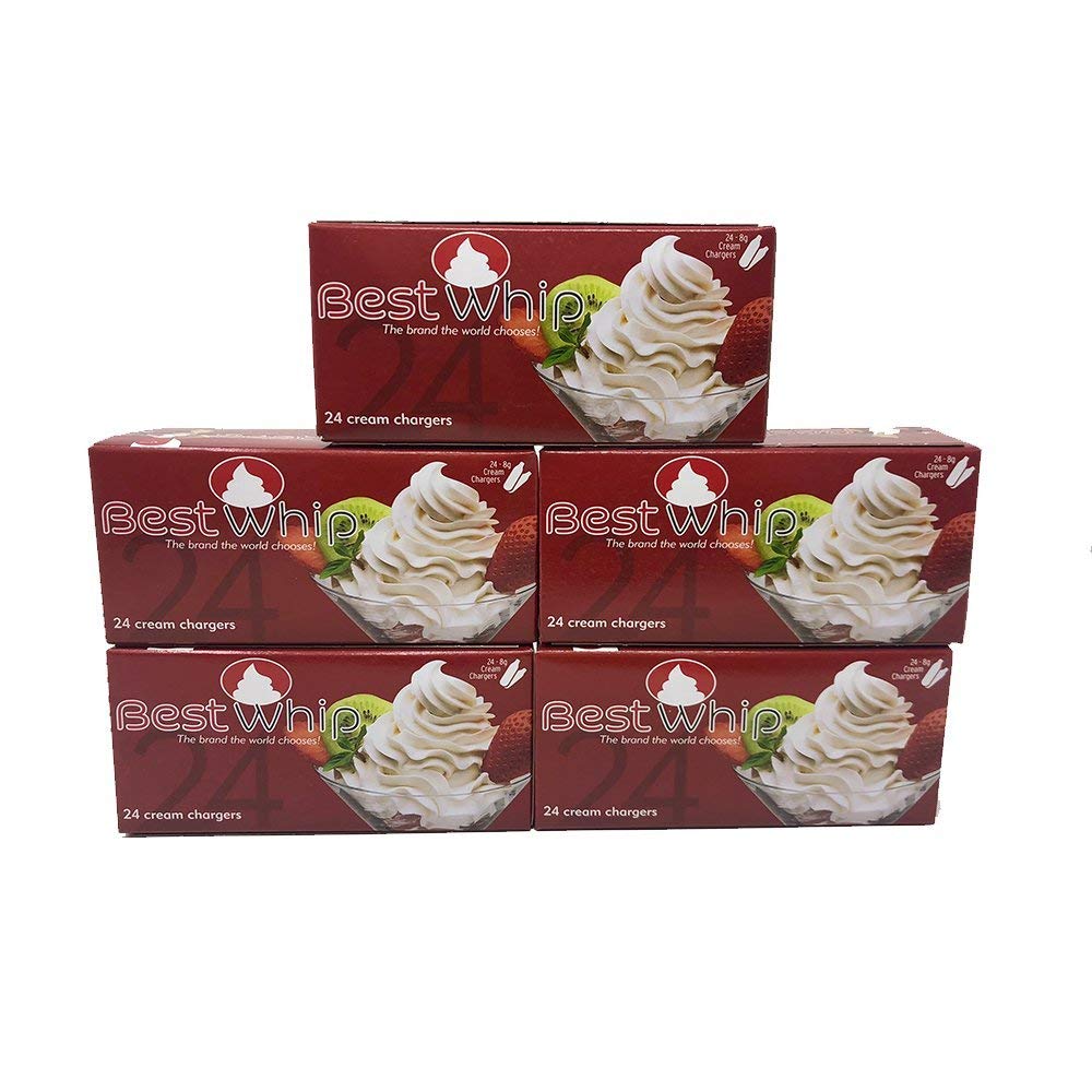N20 Whipped Cream Chargers 120 Count 8 Gram Cartridges