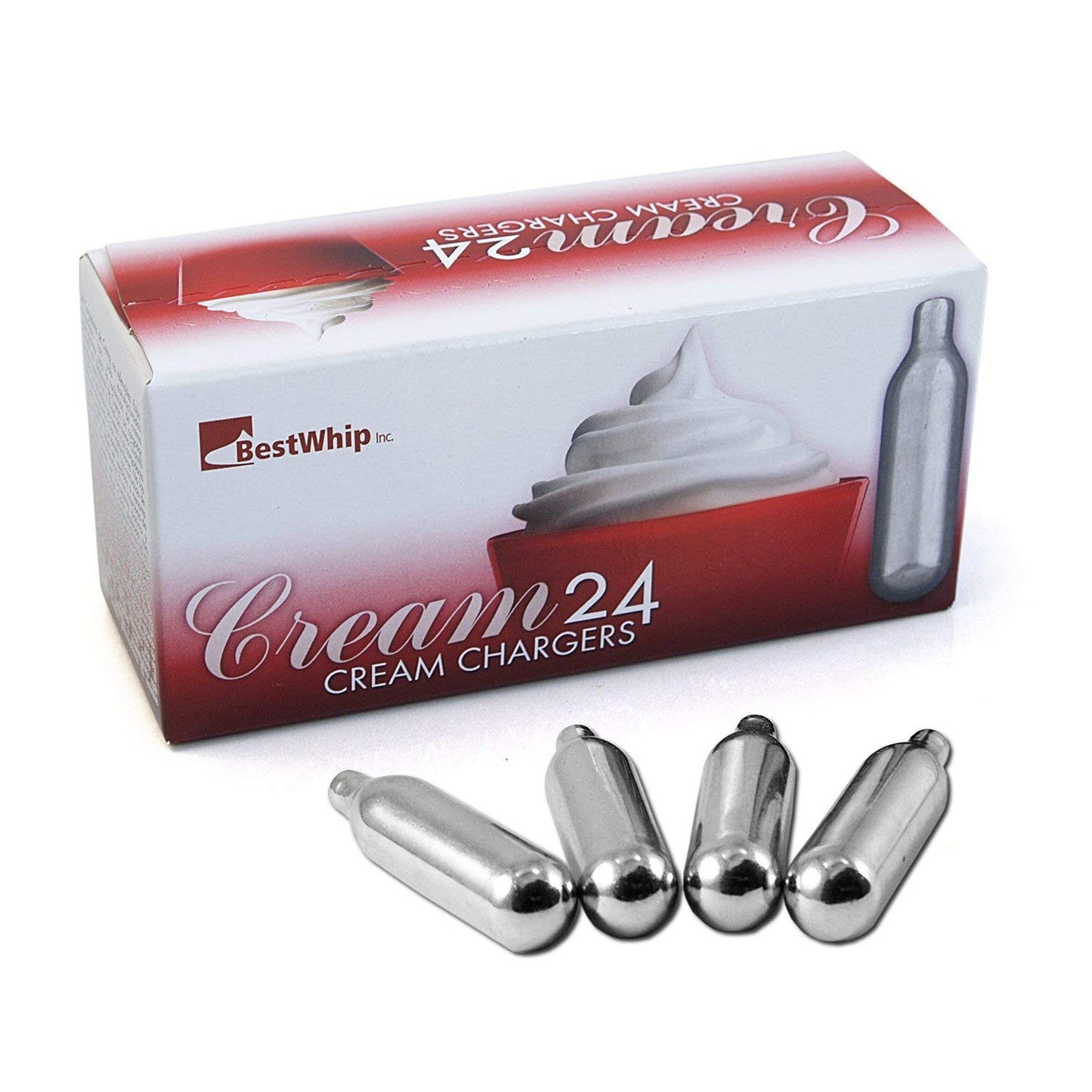 N2O 8g Whip Cream Chargers (24 Packs)