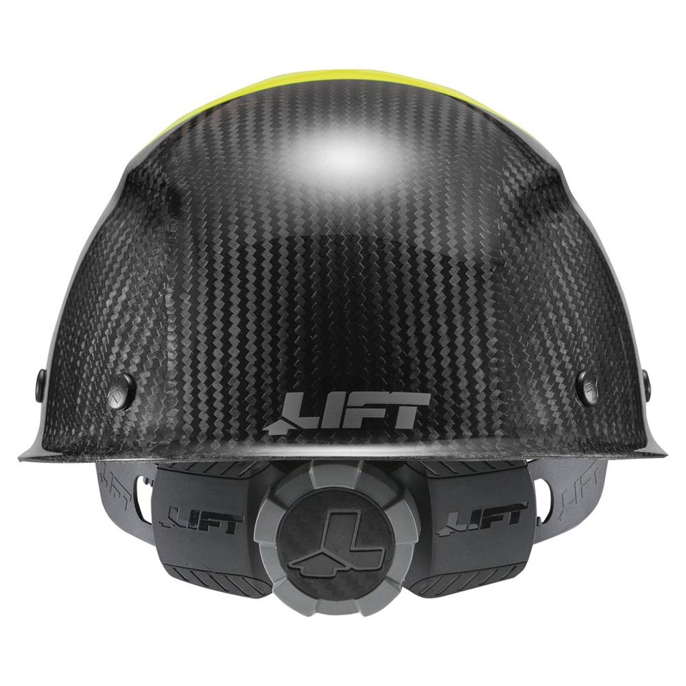 DAX Carbon Fiber Cap Brim 50-50 (Yellow/Black)