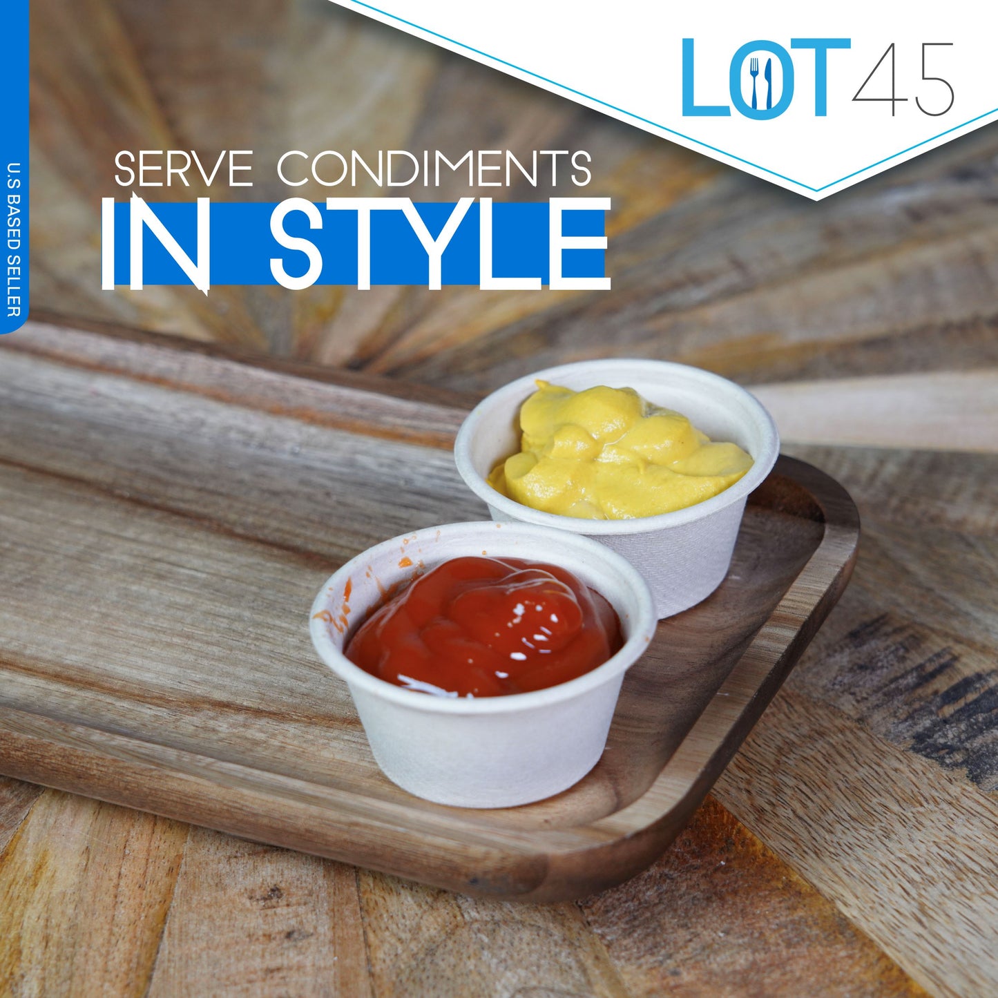 2oz Sustainable Small Paper Cup for Pills - 200ct Paper Condiment Cups