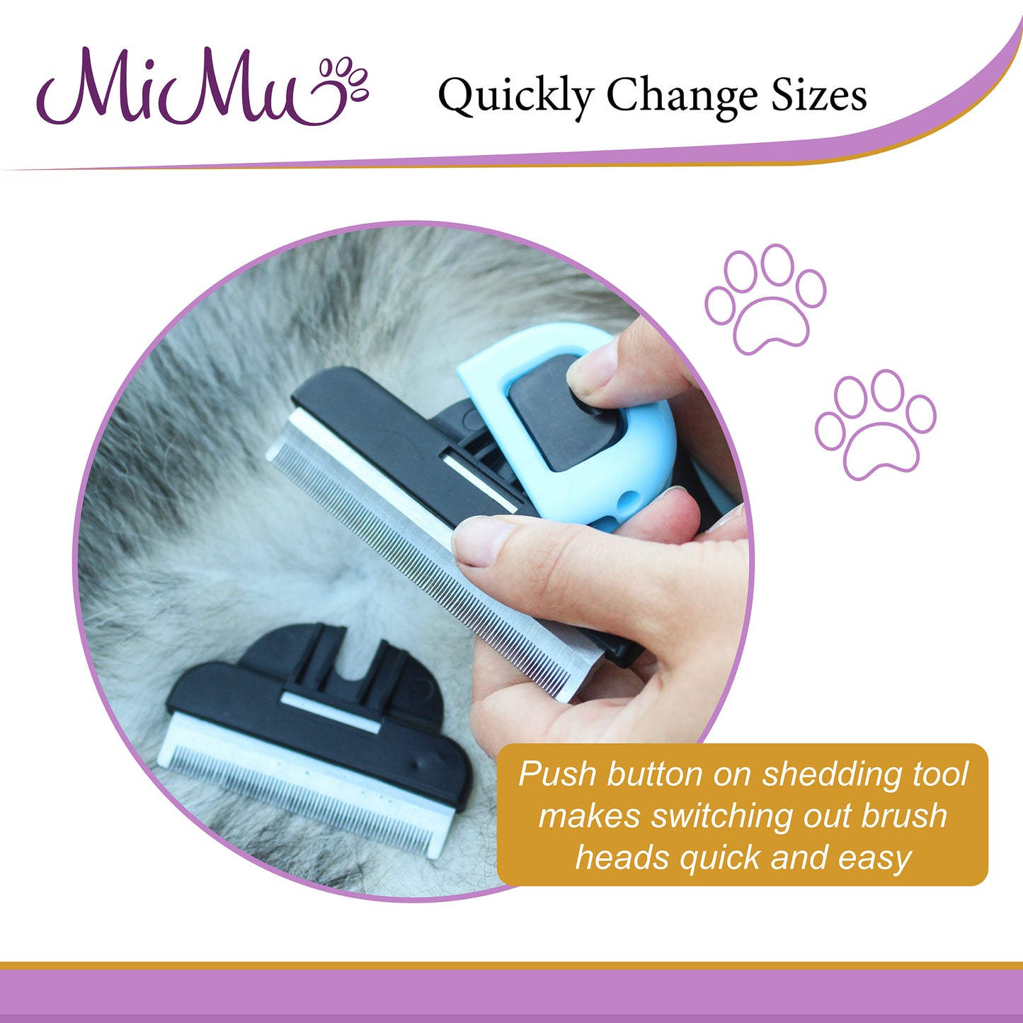 Deshedding Dog Brush and Comb - Long to Short Hair Dog Shedding Brush