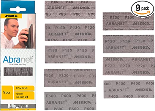 Abranet Net Sheets / 2.75 x 8 inch/Assortment 1 of each Grit