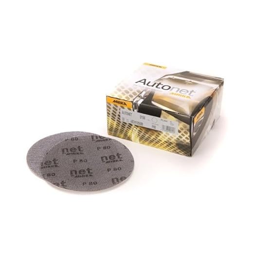 AE23205025 5" Autonet 240 Grit Mesh Grip (Hook and Loop) Sanding Discs