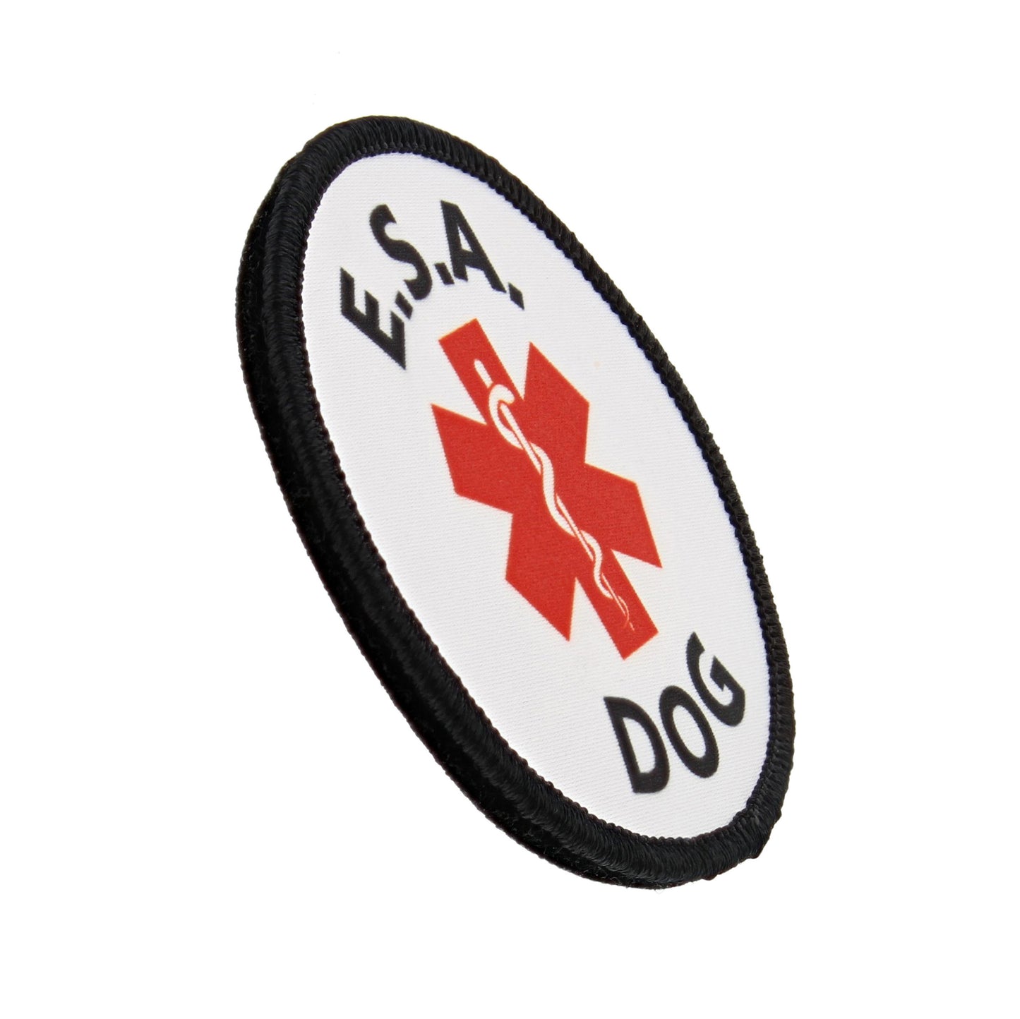 Emotional Support Animal Patch 2.5in Round - ESA Embroidered Label