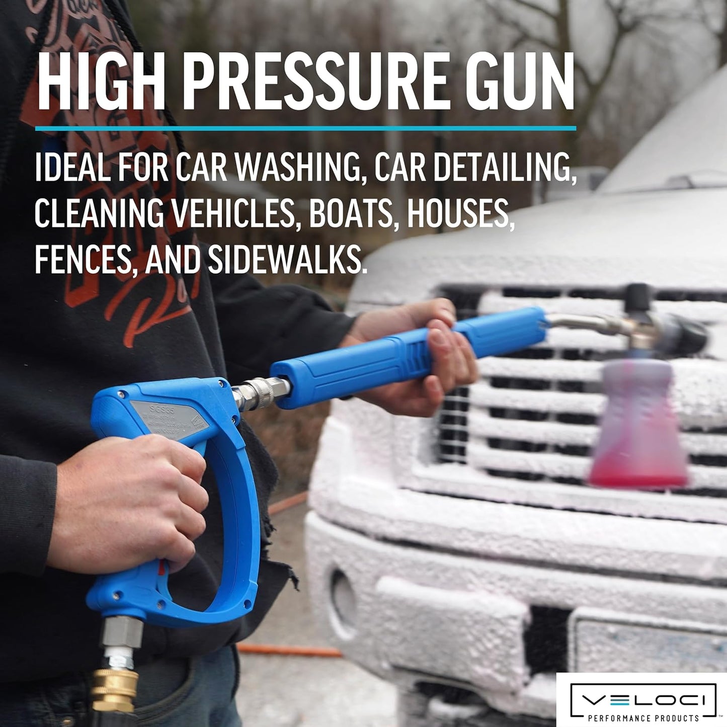 Acqualine SGS35 Pressure Washer Gun with Stainless Steel, 4000 PSI