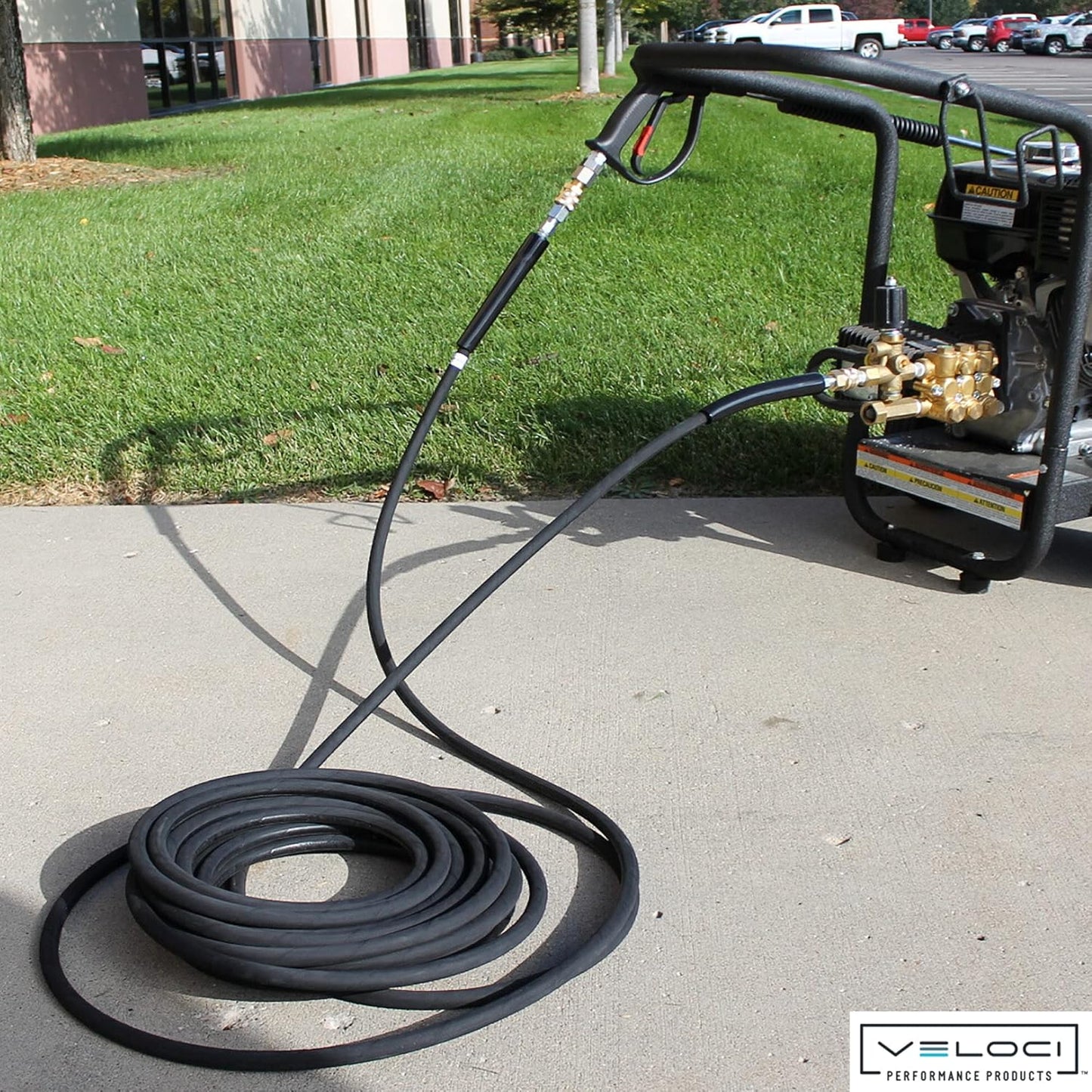 Kobrajet High Pressure Washer Hose 3/8” 4000 PSI 100’, Black