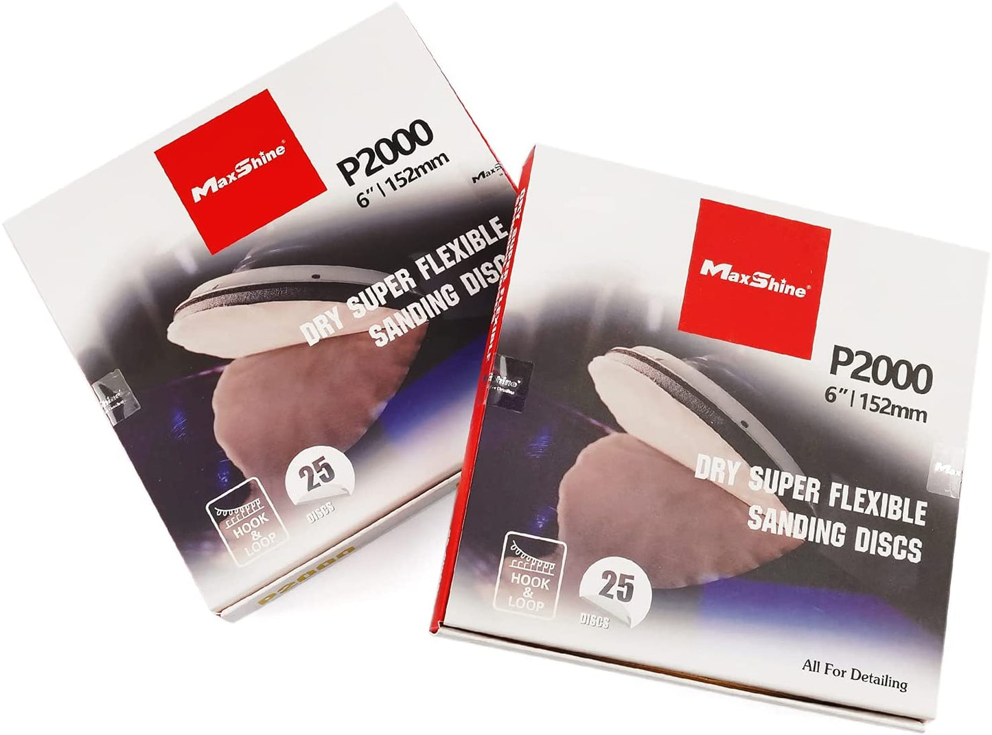 6" Sanding Discs Sandpaper Assortment 25pcs/Pack (2000 Grit)