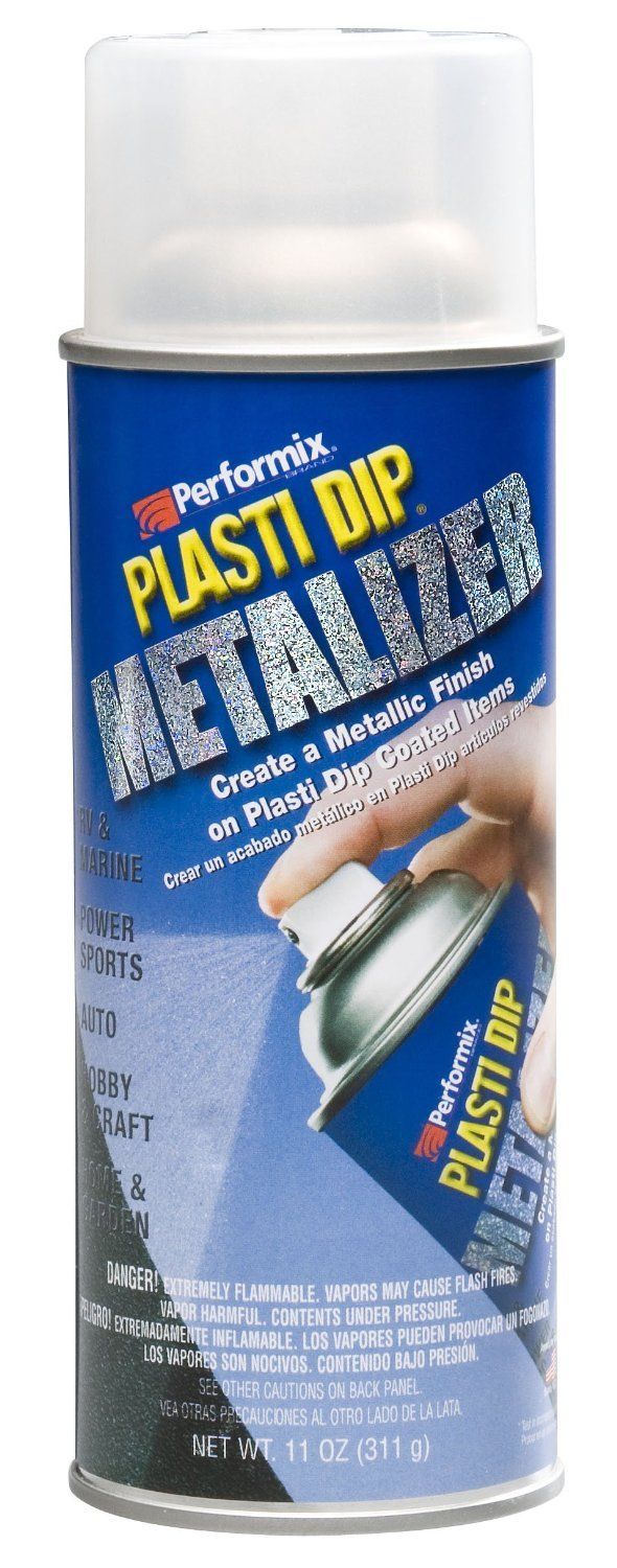 Silver Metalizer Cans, 4-Pack