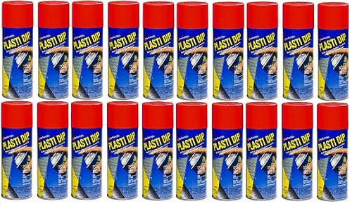 Performix Plasti Dip 11201 Multi-Purpose Rubber Coat Aerosol 11 Oz Red 20-Pack