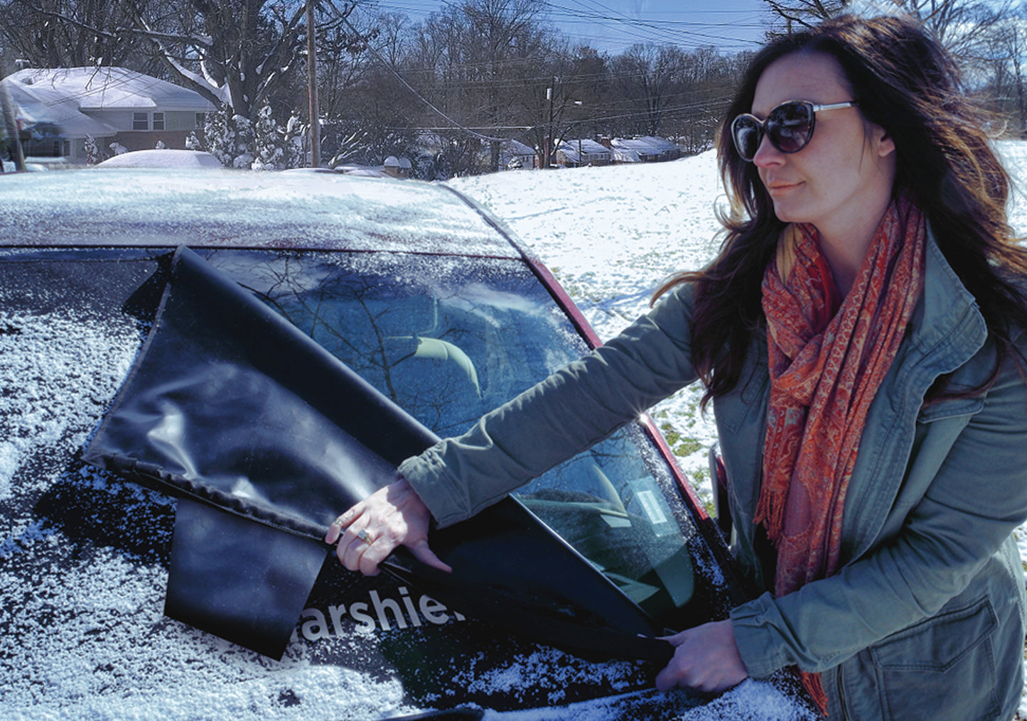 Delk Polarshield Winter Snow Car Wind Proof Cover Panels XL
