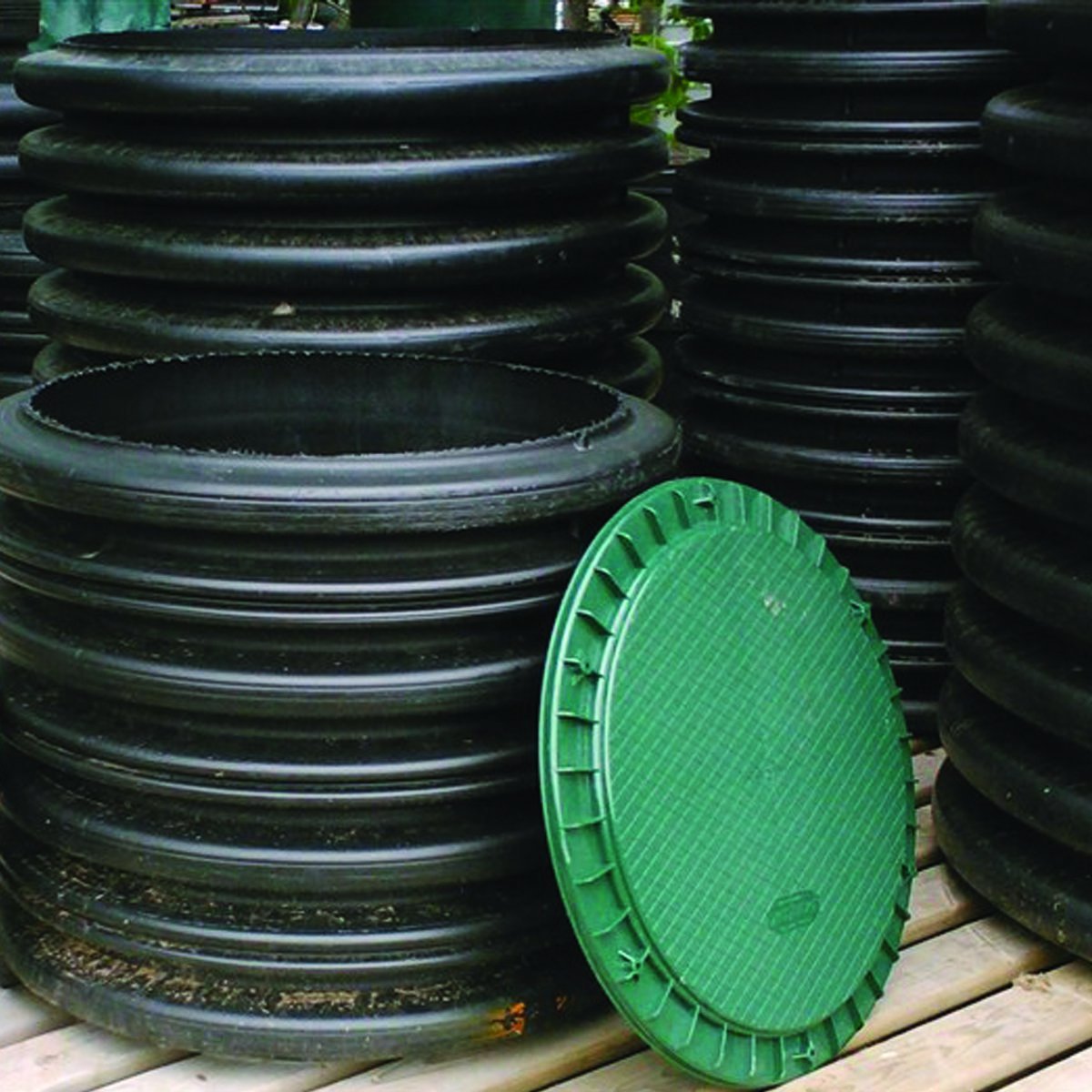 Septic Cover for Plastic Corrugated/Ribbed Pipe