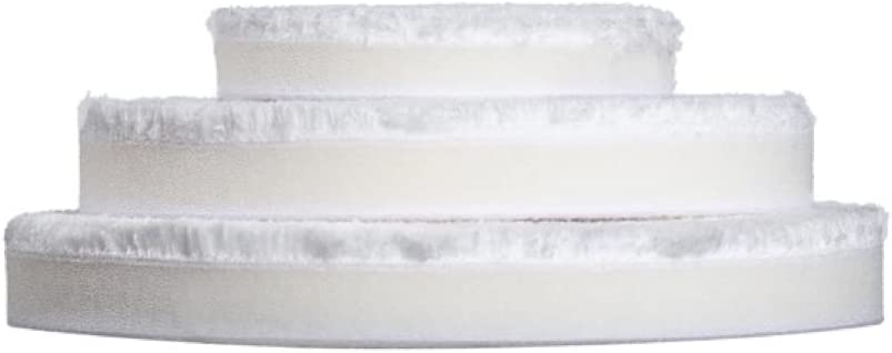 D-A Ultrafine Microfiber Pad (White) Ø 130mm, 48 pcs