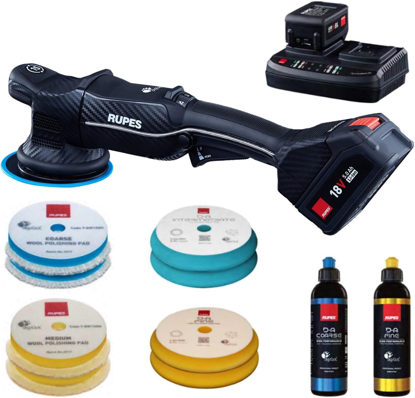 HLR15 BigFoot iBrid Random Orbital Polisher Basic Kit