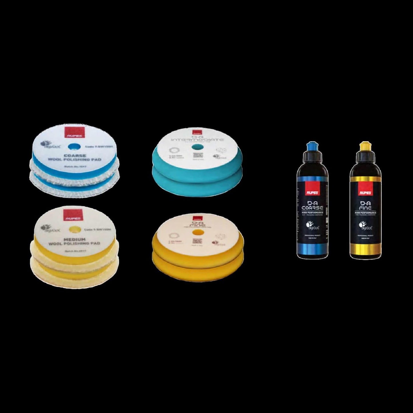 HLR21 BigFoot iBrid Random Orbital Polisher Basic Kit - D-A Series