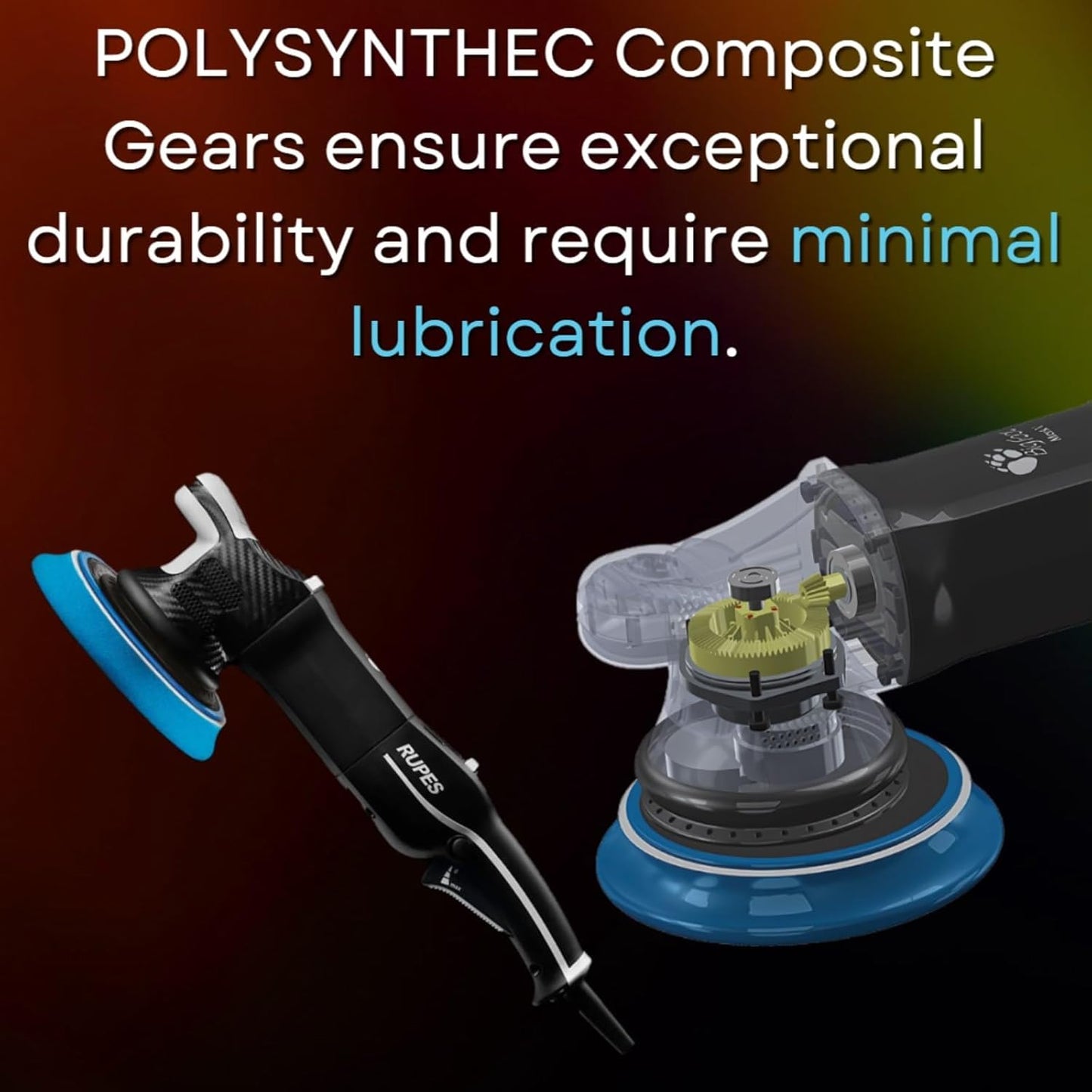 LHR21V Single BigFoot Mark V Random Orbital Polisher - Stable Grip