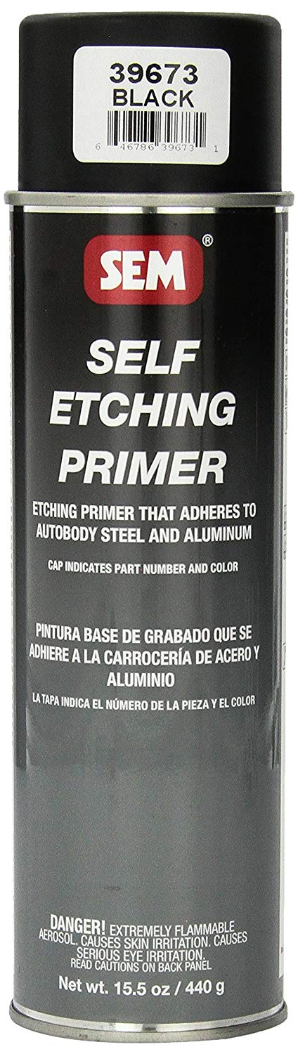 39673 Self Etching Primer- Black, Aerosol CASE OF 12