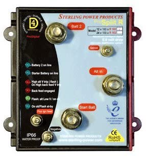 Pro Split R - Alternator 0.0V drop splitting system 1 in 3 out 100A 24V