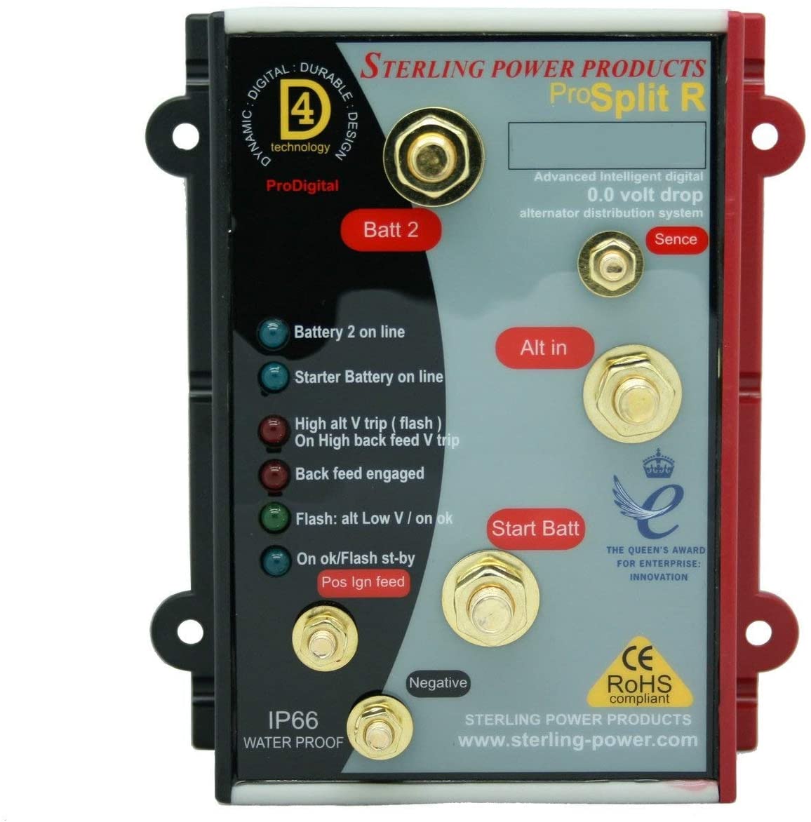 Pro Split R - Alternator 0.0V Drop Splitting System