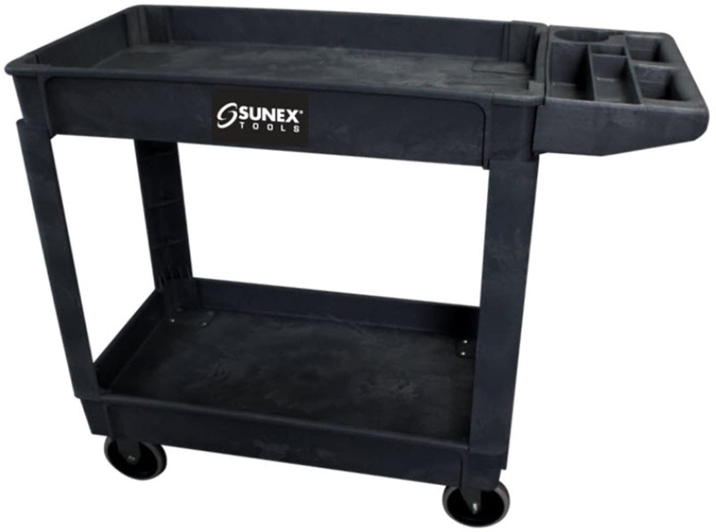 Standard Plastic Utility Cart - Black