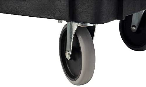 Standard Plastic Utility Cart - Black