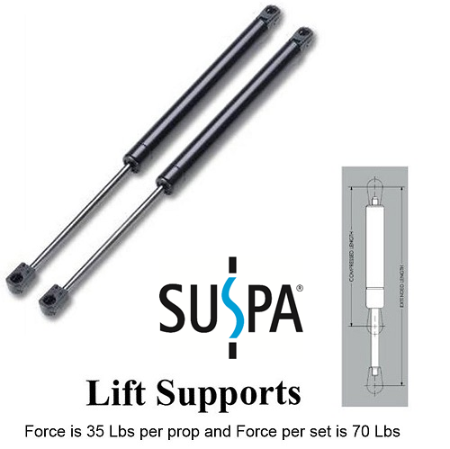35 Pound Limit Gas Spring/Prop/Strut/Shock Lift Support
