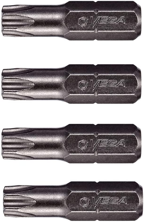 T30 TORX Security Bits Professional Shank T-30 S2 Steel 1" Bits. 125TT30A-4
