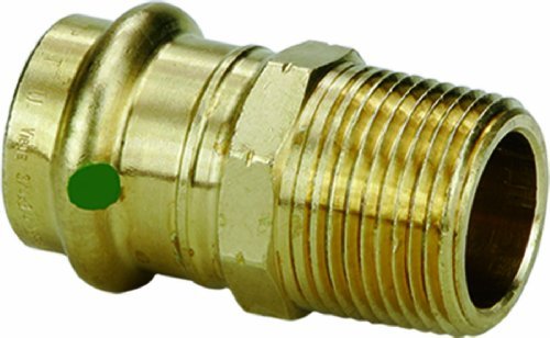 79230 ProPress Zero Lead Bronze Adapter with Male 3/4-Inch by 3/4-Inch P