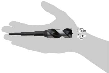 Wood Owl 1" Diameter x 6 1/2" OverDrive Fast Boring Auger Brad Point Boring Bit