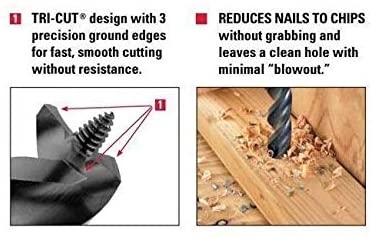 Nail Chipper Ship Augers - SHK Hex | CD 1/2 | OL 7-1/2