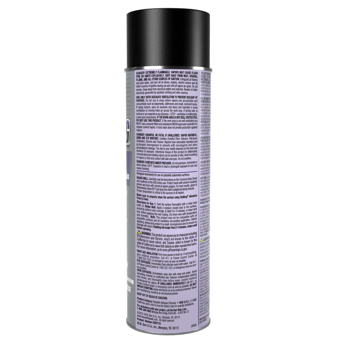 Bulldog Adhesion Promoter for Polyolefin Plastic- 15 oz Aerosol