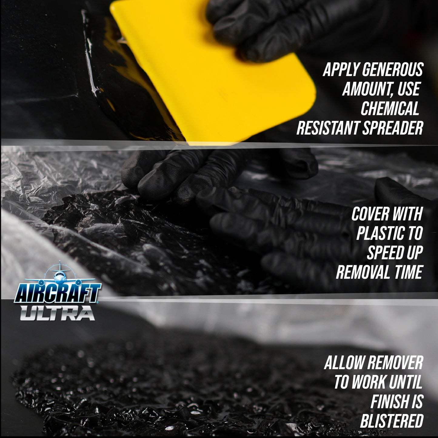 Aircraft ULTRA Paint Remover Fast-Acting Formula- Visible Lifting Action - 1 Gallon